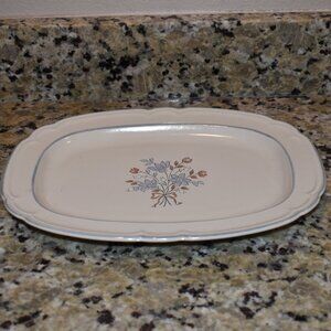 Vintage Cordella Bluet Oval Platter - 12 1/2"